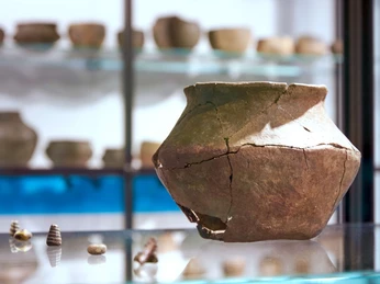 Tongefäß im Buxtehude Museum