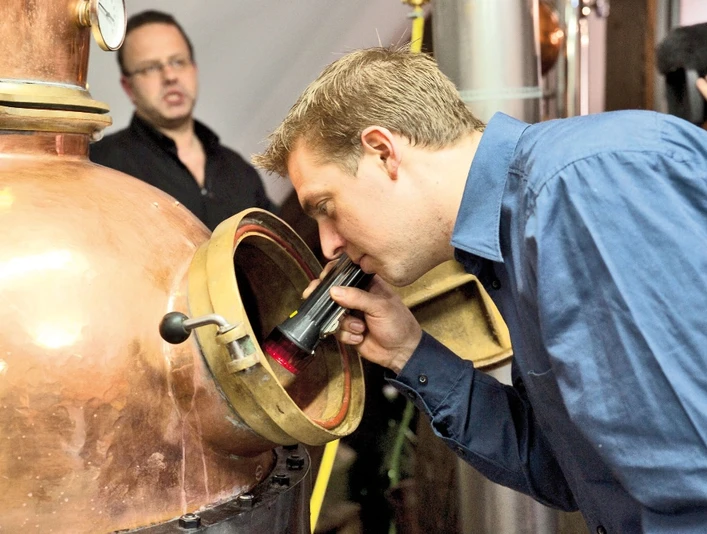 Blick in die Destille