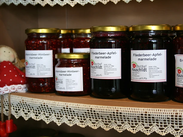 Selbstgemachte Marmelade vom Obsthof Hauschildt Jork