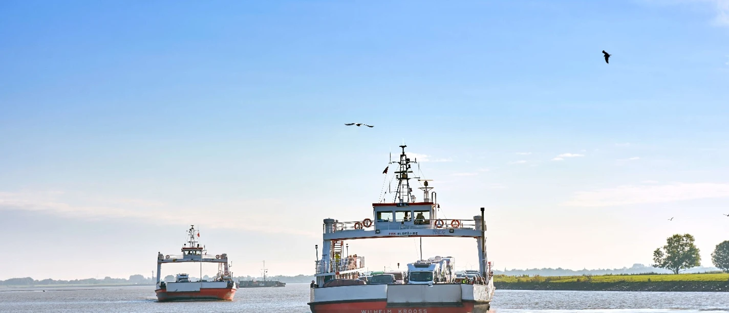 Elbfähre Wischhafen - Glückstadt