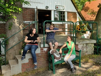 Entspannen vor der Wassermühle Fredenbeck