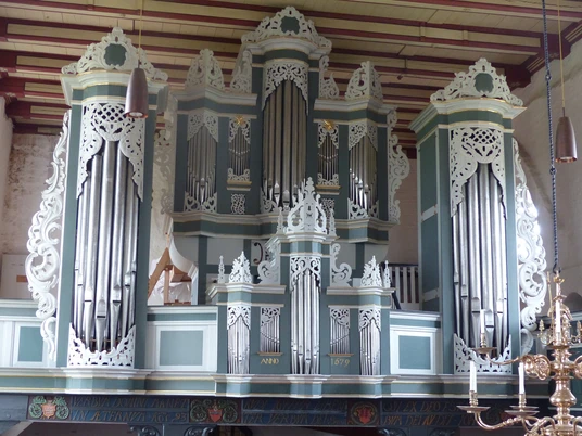 Arp-Schnitger-Orgel in der Kirche St. Johannis in Oederquart