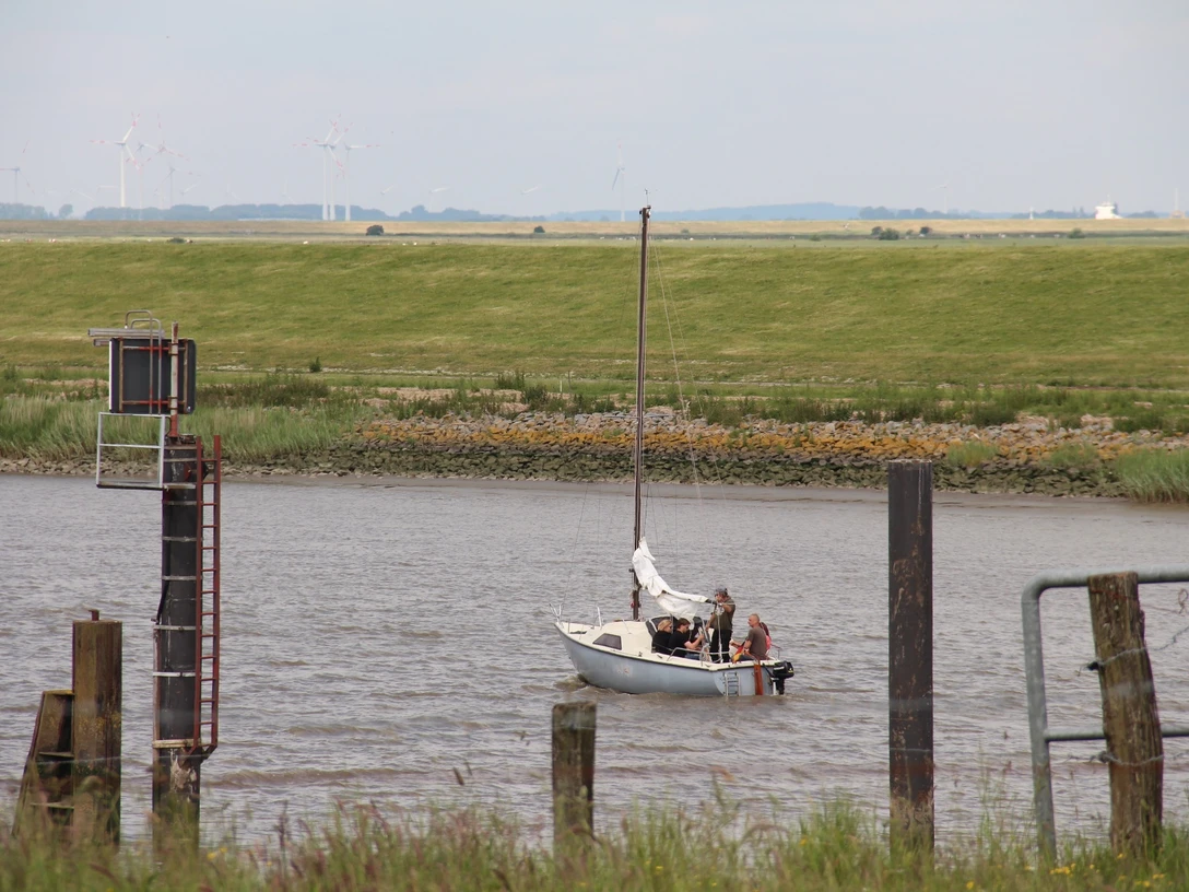 Segelboot Ostesperrwerk