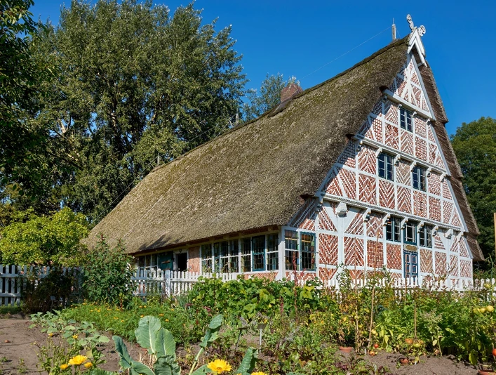Fachwerkhaus am Freilichtmuseum Stade