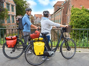 Radfahrer in Stade