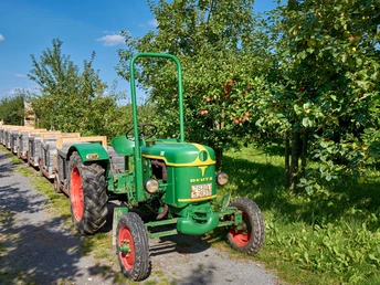 Pause auf dem Apfelhof