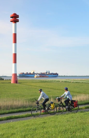 Unterwegs auf dem Nordseeküsten-Radweg