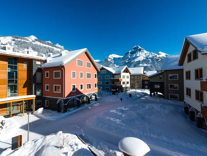 Aussenansicht im Winter - Titlis Resort winter, engelberg, zentralschweiz, titlis-resort