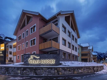 Exterior view in winter - Titlis Resort engelberg, central-swizterland, titlis-resort, winter
