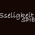 Geselligkeit.jpg Text in weißer Schrift auf schwarzem Hintergrund: "GEselligkeit SPIEL E".