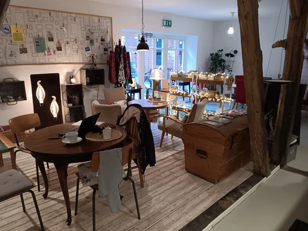 Im Café Zeittraum in Bleckede Im Café Zeittraum in Bleckede