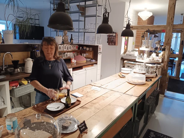 Im Café Zeittraum in Bleckede Im Café Zeittraum in Bleckede