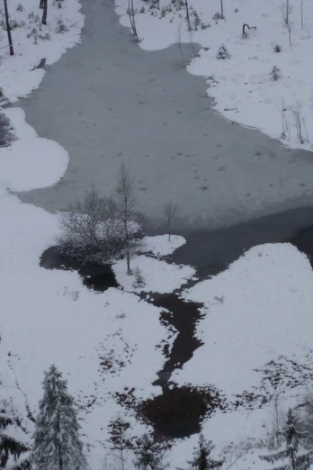 Ellbachsee im Winter
