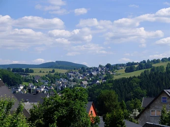 Blick aus dem Wohnzimmer