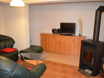 Wohnbereich mit Kamin