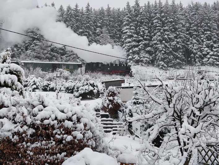 Blick von Unterkunft aus