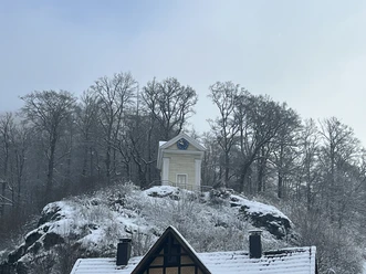 The Zorge Bell Tower in the Snow