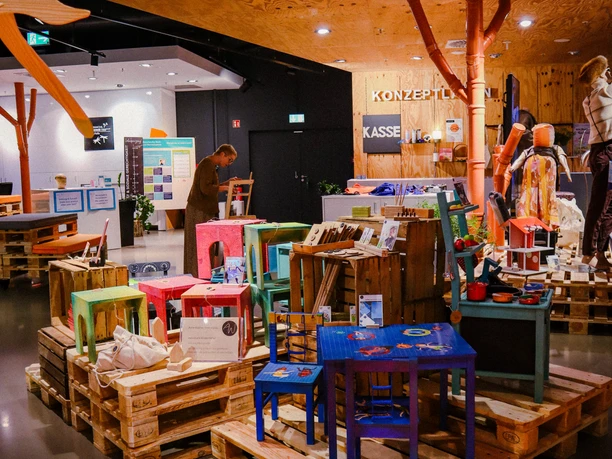 Excerpt from the concept store "Wiederschön"