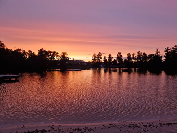 Strandbad Knesebeck Abendstimmung Strandbad Knesebeck Abendstimmung