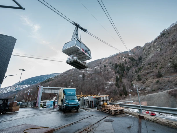 Güterverlad Bettmeralp Talstation