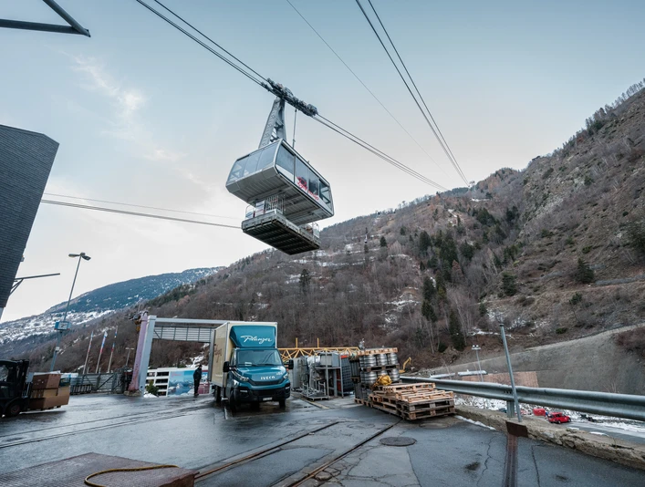 Güterverlad Bettmeralp Talstation