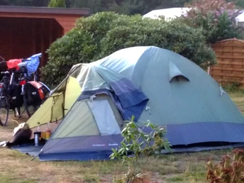 Zelten auf dem Campingplatz Gnarrenburg