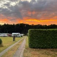 Abenddämmerung Campingplatz Gnarrenburg