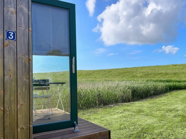 Green Tiny Sleep Spaces Cuxhaven Altenbruch Grønne små sovepladser Cuxhaven Altenbruch