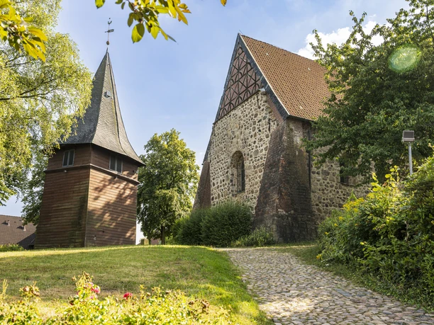 Mauritius Church Hittfeld Mauritius Church Hittfeld with wooden church tower