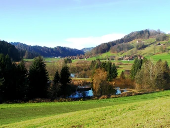 natürliche Fischzuchtweiher bei Ostergau