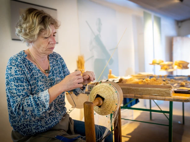 Strohflechten Schloss Hallwyl © Museum Aargau
