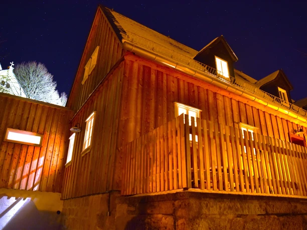 Die Blogstube bei Nacht