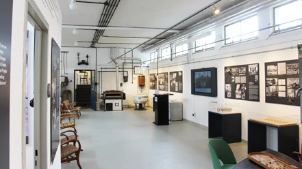Exhibition room in the Otto Haesler Museum Celle