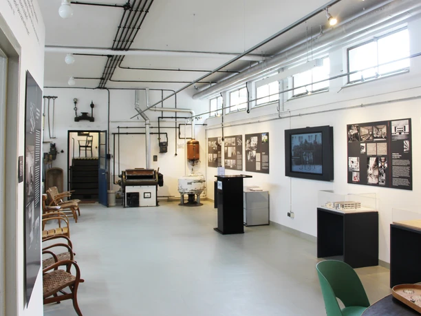 Exhibition room in the Otto Haesler Museum Celle