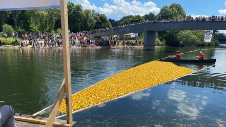 Entenrennen Zieleinlauf 2022