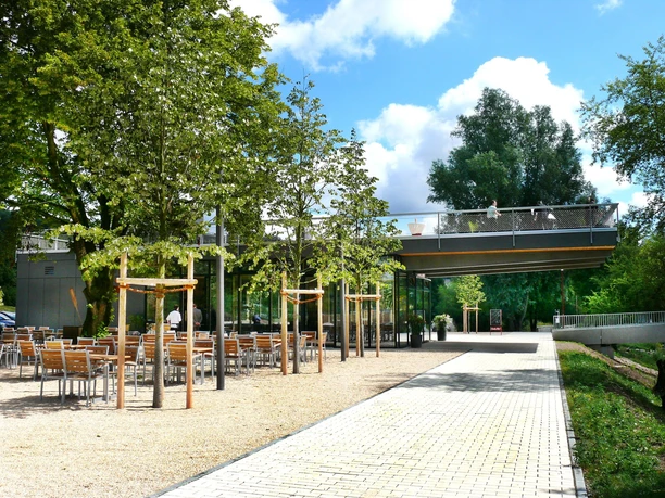 Bootshaus am Donauufer