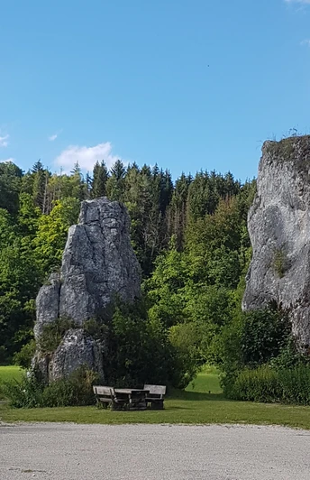 Vesperplatz am Wanderparkplatz Unterschmeien