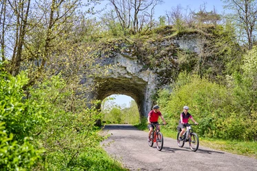 Radfahrer Donautal