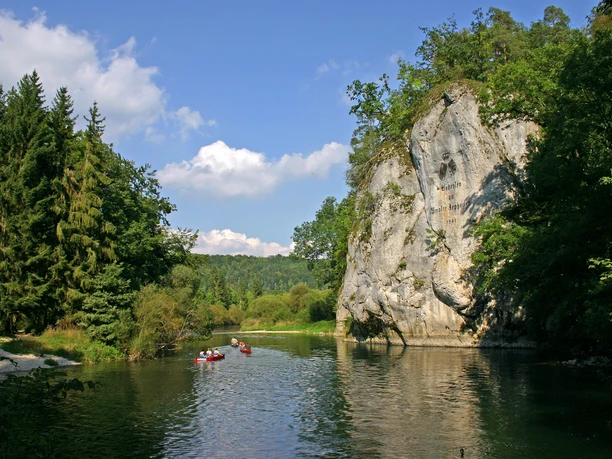 Kanufahren auf der Donau