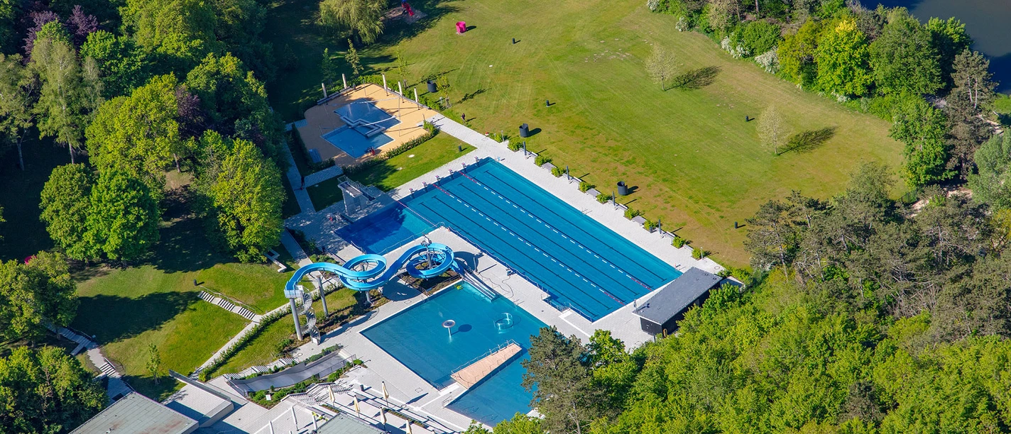 Freibad Sigmaringen Luftbild