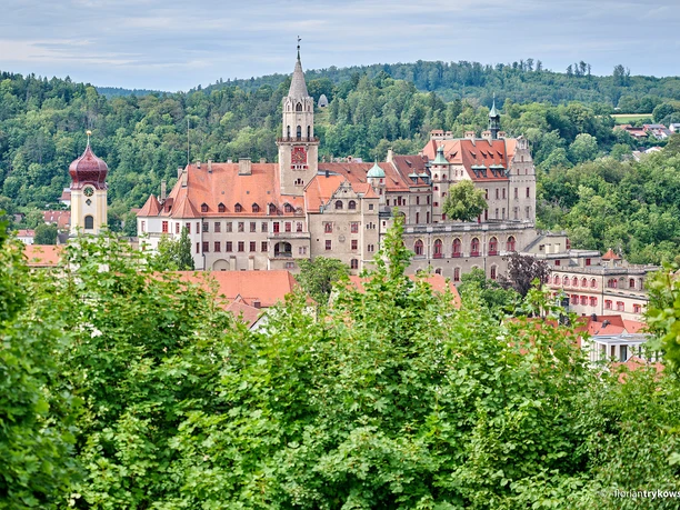 Ausblick auf das Hohenzollernschloss