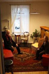 Adelina und Klaus im Courage
