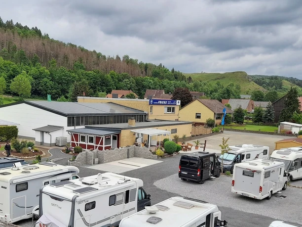 Wohnmobilstellplatz am Südharz - Luftbild
