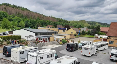 Wohnmobilstellplatz am Südharz - Luftbild Wohnmobilstellplatz am Südharz - Luftbild