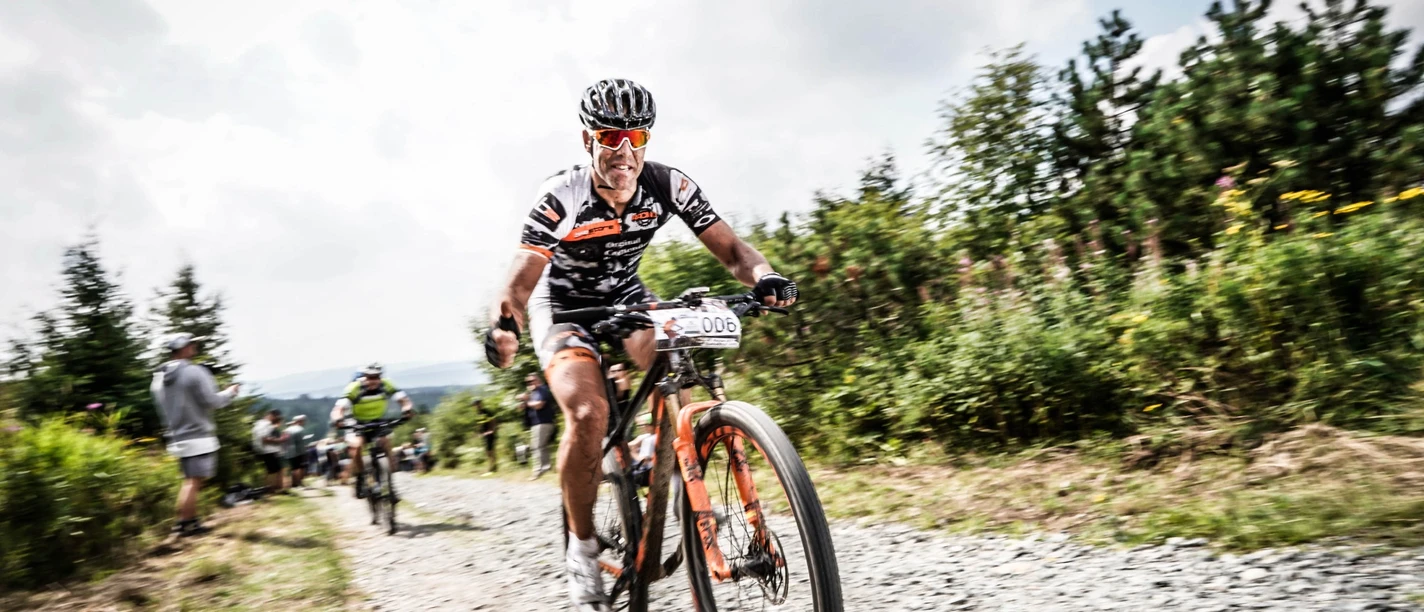 Zielanstieg zum Fichtelberg