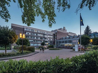 Außenansicht Klinik Rosenberg.