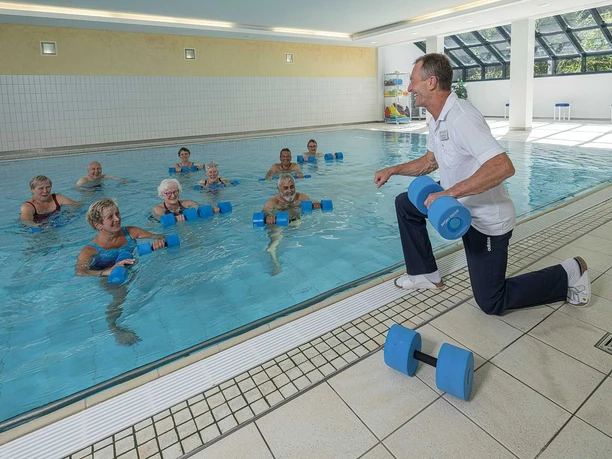 Wassersport in der Klink Rosenberg Bad Driburg.