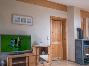 Wohnküche mit Kaminofen