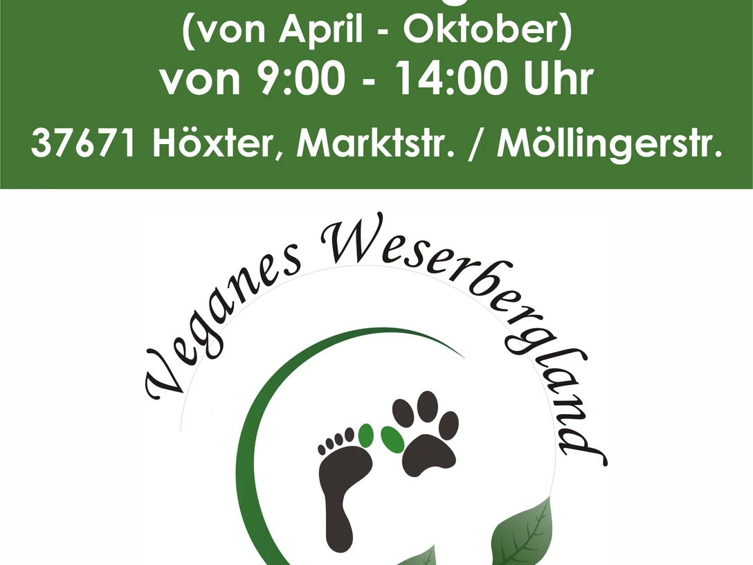 Veganer Markt.jpg Veganer Markt in Höxter, jeden ersten Samstag von April bis Oktober, von 9 bis 14 Uhr.