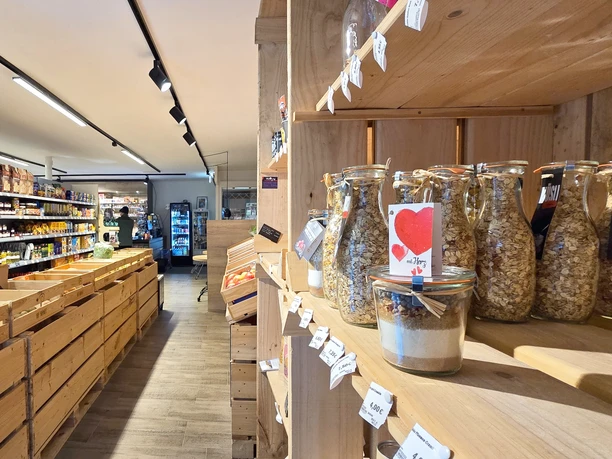 Blick in Heiners Laden in Jeddingen Blick in Heiners Laden in Jeddingen